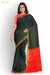 Mohini Madurai Green Pure Cotton Sungudi Saree - Seven Sarees - Saree - Seven Sarees