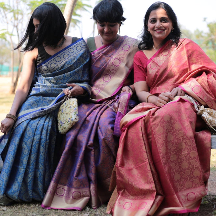 How to dress for a celebration- in a kurta or a saree - Seven Sarees