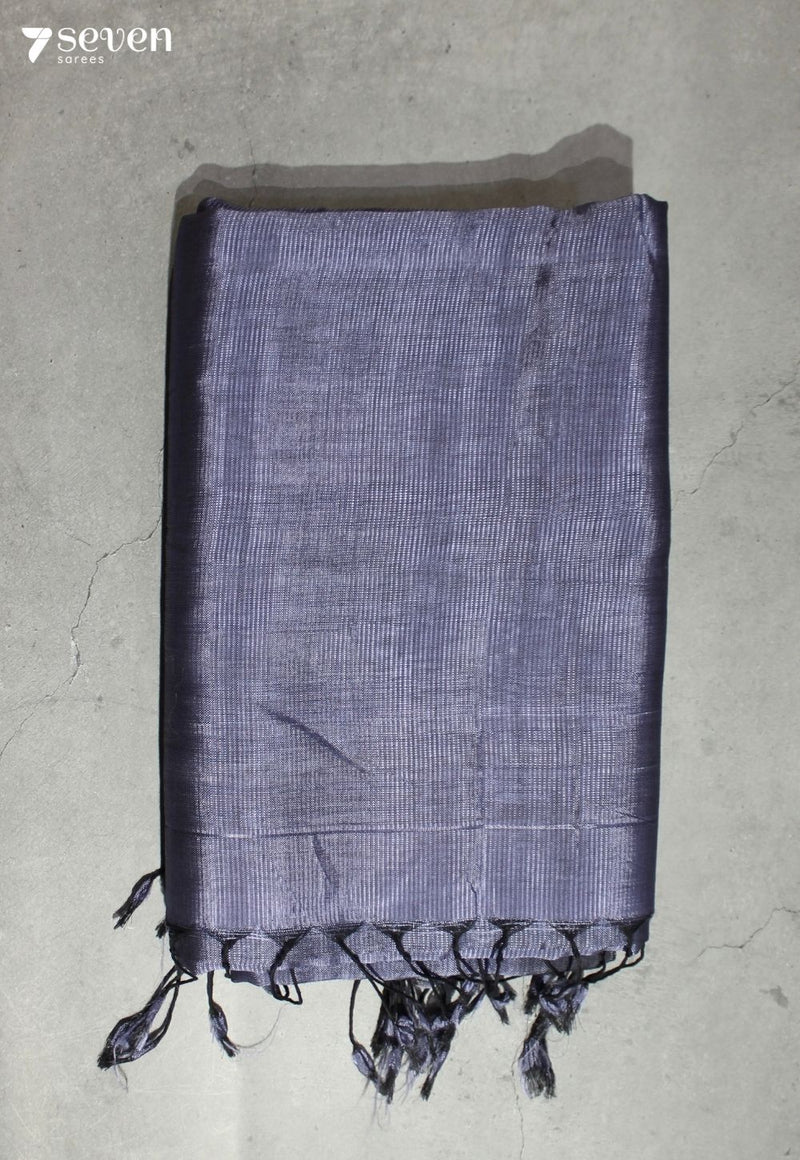 Bhoorami Mangalagiri Handloom Blue Vegan Silk Saree