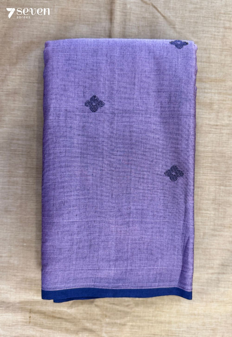 Chithirai Poove Signature Seven Handloom Lavender Bangalore Vegan Silk Saree