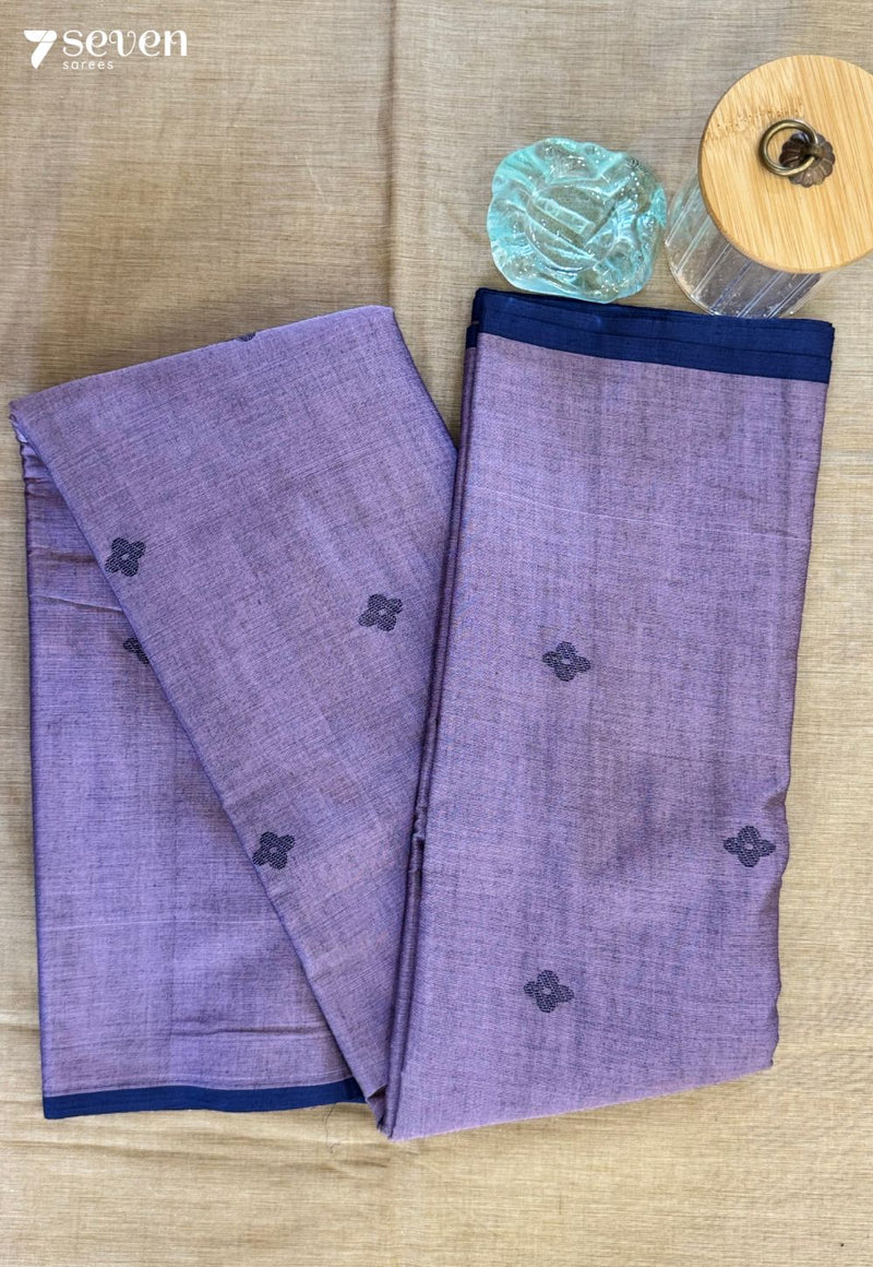 Chithirai Poove Signature Seven Handloom Lavender Bangalore Vegan Silk Saree