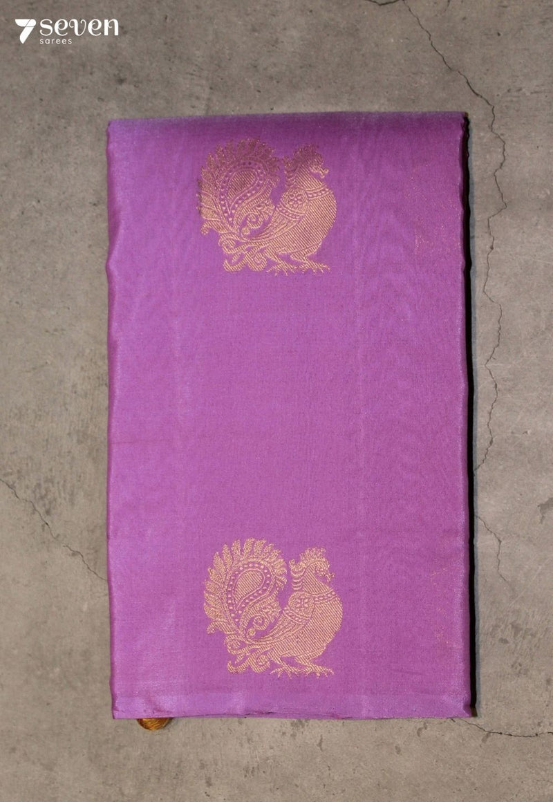 Virevani Signature Seven Handloom Pink Bangalore Pure Silk Cotton Saree