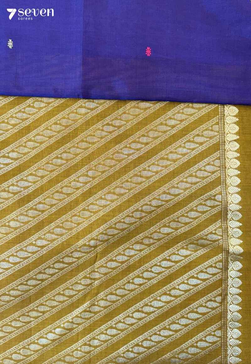 Tandoor Lilac Signature Seven Handloom Violet Bangalore Vegan Silk Saree