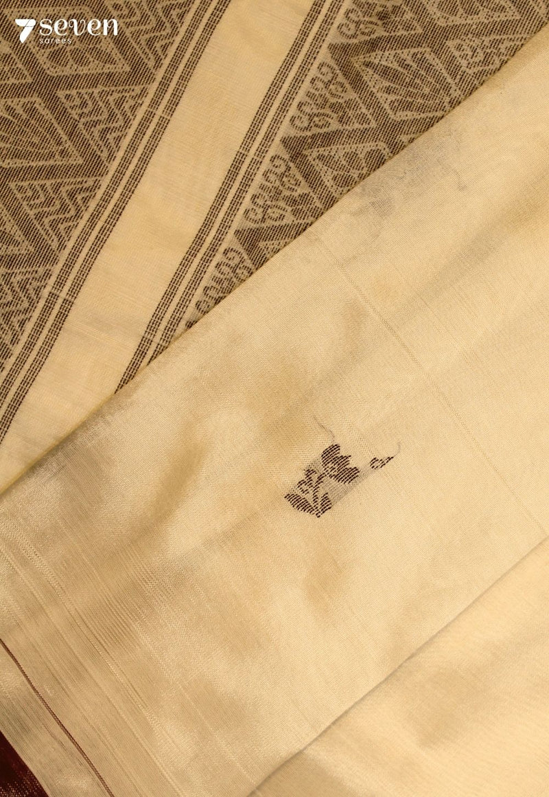 Oorvitha Signature Seven Handloom Sandal Bangalore Vegan Silk Saree