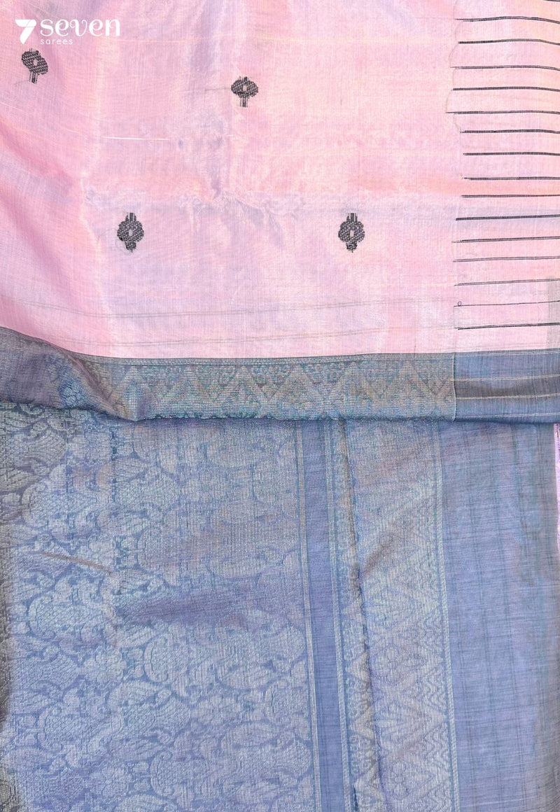 Kokum Rustle Signature Seven Handloom Lavender Bangalore Vegan Silk Saree