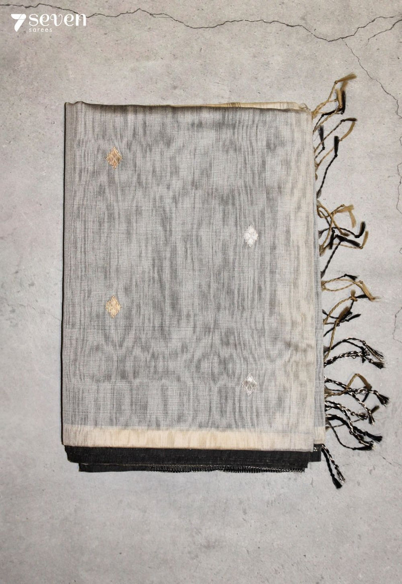 Parushi Maheshwari Handloom Off White Silk Cotton Saree