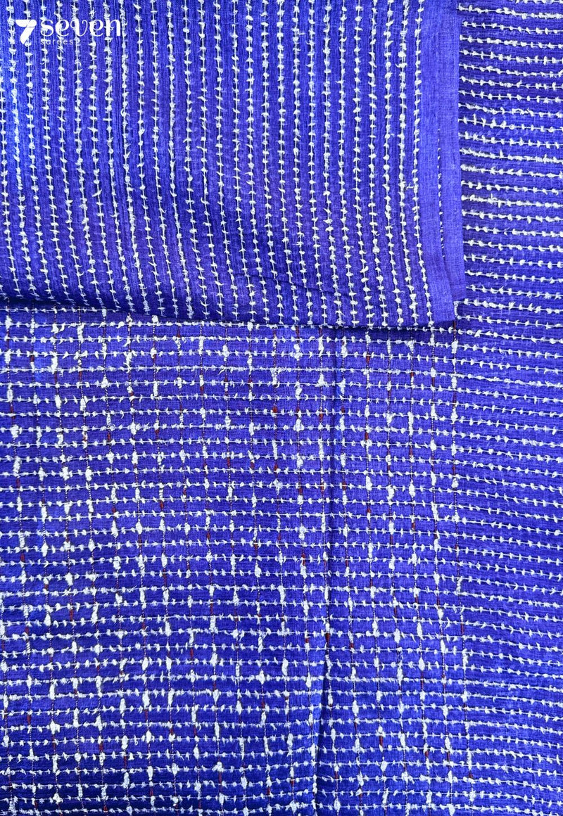 Lavender Chattisgarh Purple Pure Tussar Silk Saree | Silk Mark Certified