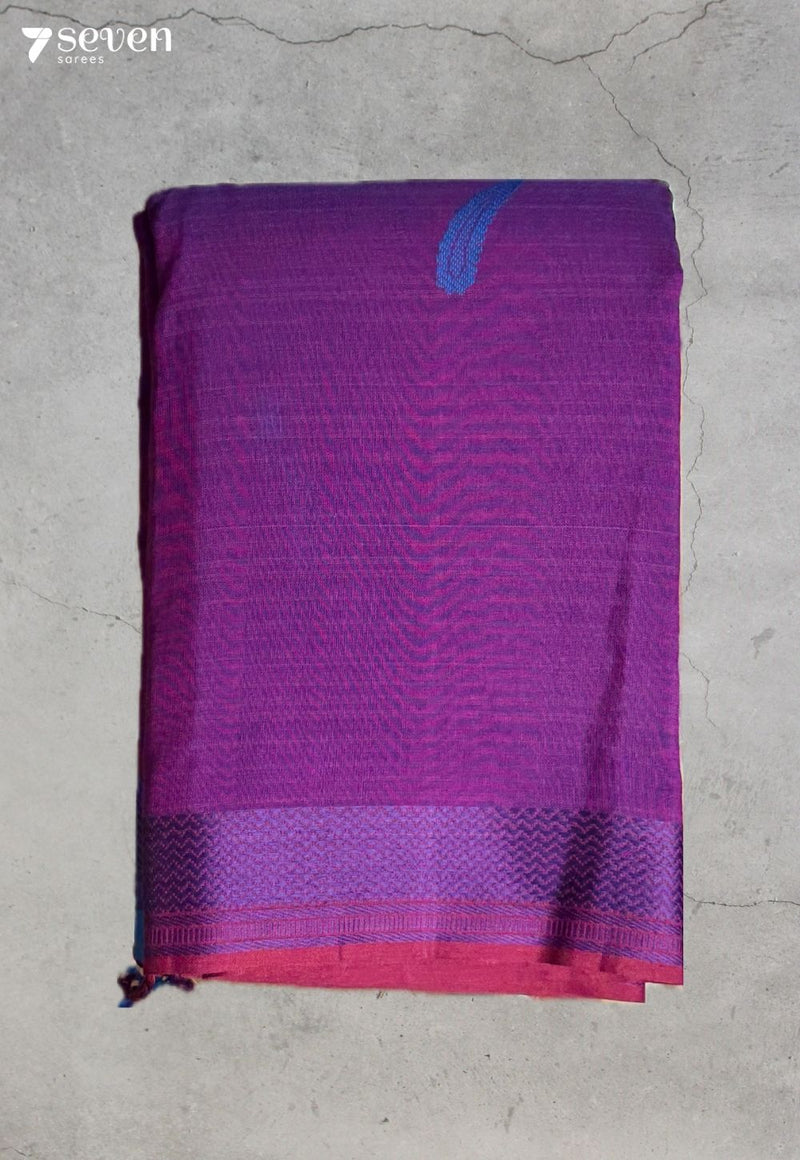 Oorvitha Signature Seven Handloom Pink Bangalore Pure Cotton Saree