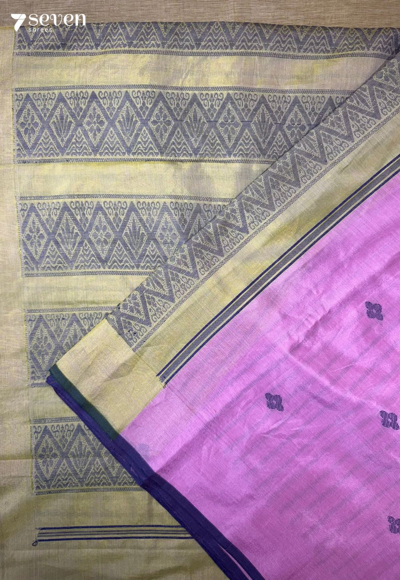Raykissed Signature Seven Handloom Pink Bangalore Vegan Silk Saree