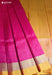 A Million Dew Drops Signature Seven Handloom Pink Bangalore Pure Silk Saree|Silk Mark Certified - Seven Sarees - Saree - Seven Sarees