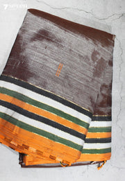 Aarshina Signature Seven Handloom Silver Bangalore Vegan Silk Saree - Seven Sarees - Saree - Seven Sarees
