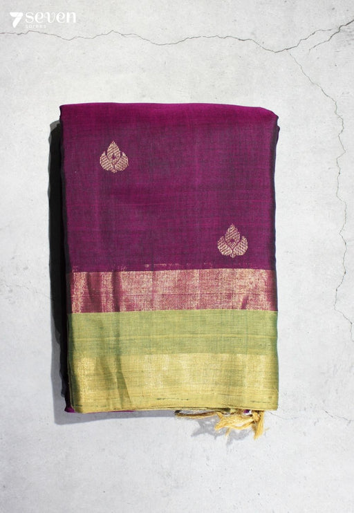 Ahalyaa Signature Seven Handloom Pink Bangalore Pure Cotton Saree - Seven Sarees - Saree - Seven Sarees