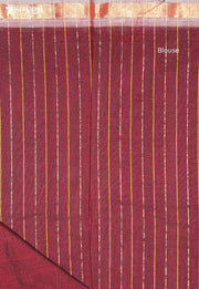 Ambalika Signature Seven Handloom Dark Blue Bangalore Pure Cotton Saree - view 4