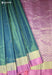 Ambara Vaibhava Signature Seven Handloom Blue Bangalore Pure Silk Cotton Saree - Seven Sarees - Saree - Seven Sarees