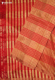 Ameya Maheshwari Handloom Yellow Silk Cotton Saree - view 5