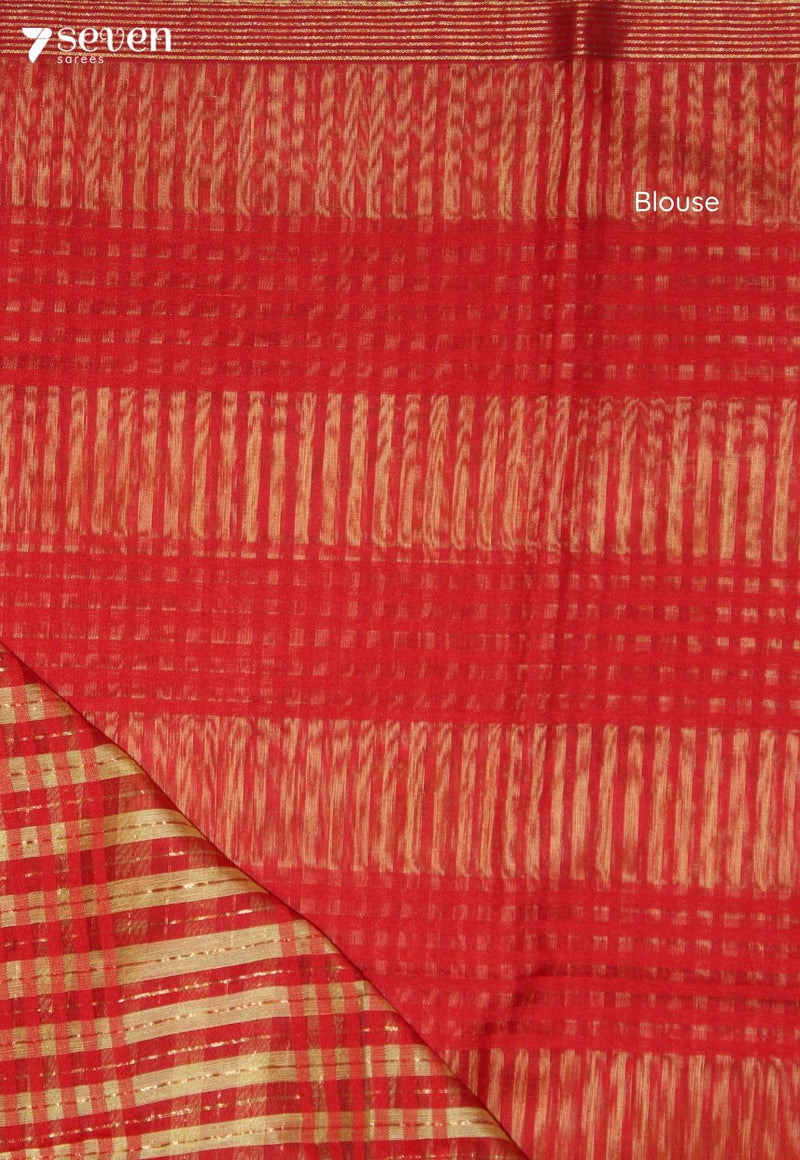 Ameya Maheshwari Handloom Yellow Silk Cotton Saree - view 4