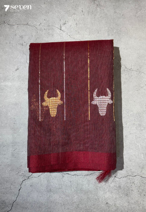 Angara Signature Seven Handloom Pink Bangalore Pure Silk Cotton Saree - Seven Sarees - Saree - Seven Sarees