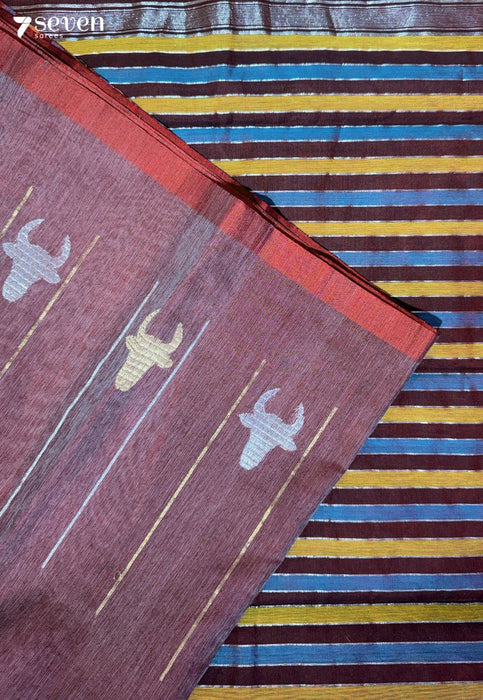 Angara Signature Seven Handloom Pink Bangalore Pure Silk Cotton Saree - Seven Sarees - Saree - Seven Sarees