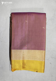 Anvaya Signature Seven Handloom Brown Bangalore Pure Silk Cotton Saree - Seven Sarees - Saree - Seven Sarees