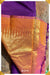 Arali Signature Seven Handloom Violet Bangalore Silk Cotton Saree - Seven Sarees - Saree - Seven Sarees