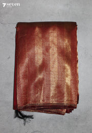 Aruvani Signature Seven Handloom Maroon Bangalore Pure Silk Saree|Silk Mark Certified - Seven Sarees - Saree - Seven Sarees