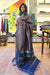 Ash's Luck Seven Signature Seven Handloom Silver Bangalore Vegan Silk Saree - Seven Sarees - Saree - Seven Sarees