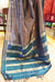 Ash's Luck Seven Signature Seven Handloom Silver Bangalore Vegan Silk Saree - Seven Sarees - Saree - Seven Sarees