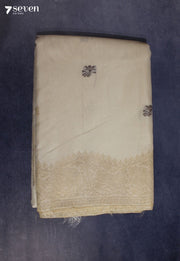 Avanthi Signature Seven Handloom Off - White Bangalore Pure Silk Cotton Saree - Seven Sarees - Saree - Seven Sarees