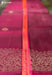 Betel Flower Signature Seven Handloom Maroon/Red Bangalore Pure Silk Saree|Silk Mark Certified - Seven Sarees - Saree - Seven Sarees