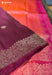 Betel Flower Signature Seven Handloom Maroon/Red Bangalore Pure Silk Saree|Silk Mark Certified - Seven Sarees - Saree - Seven Sarees