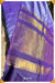 Bevina Signature Seven Handloom Shiny Violet/Blue Bangalore Silk Cotton Saree - Seven Sarees - Saree - Seven Sarees