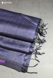 Bhoorami Mangalagiri Handloom Blue Vegan Silk Saree - Seven Sarees - Saree - Seven Sarees