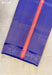 Butterfly Pea Flower Signature Seven Handloom Blue/Orange Bangalore Pure Silk Saree|Silk Mark Certified - Seven Sarees - Saree - Seven Sarees