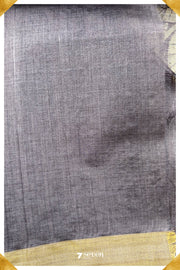 Campanula Chattisgarh Dark Purple Pure Kosa Silk Saree|Silk Mark Certified - Seven Sarees - Saree - Seven Sarees