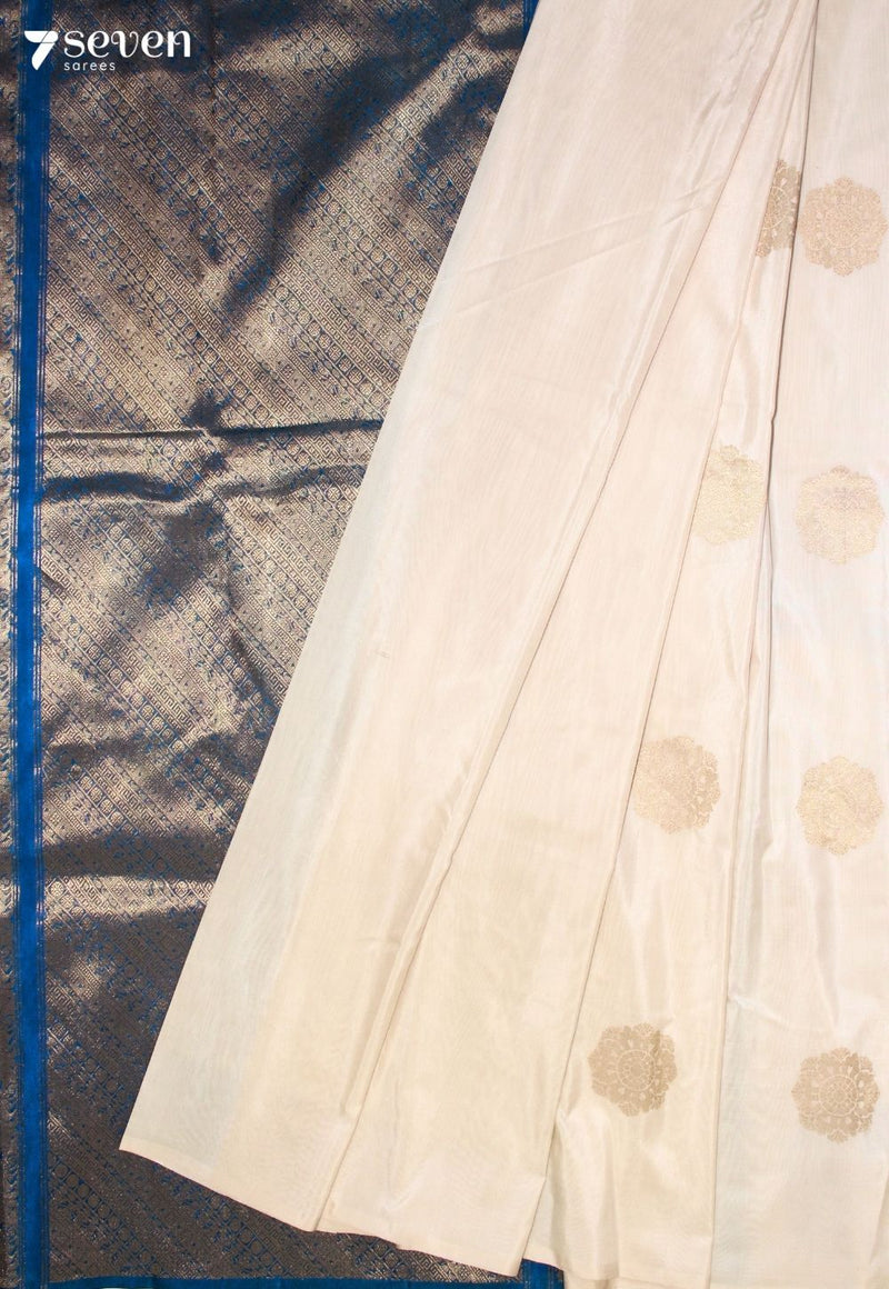 Lairavi Signature Seven Handloom Gold Bangalore Pure Silk Cotton Saree