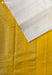Chandragiri Signature Seven Handloom Off white - Yellow Bangalore Pure Silk Cotton Saree - Seven Sarees - Saree - Seven Sarees