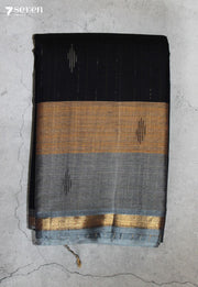 Chandralekha Signature Seven Handloom Grey Bangalore Pure Cotton Saree - view 2
