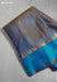 Cloud Flower Signature Seven Handloom Blue Bangalore Pure Silk Saree|Silk Mark Certified - Seven Sarees - Saree - Seven Sarees