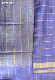 Daisy Chattisgarh Purple Pure Tussar Silk Saree | Silk Mark Certified - Seven Sarees - Saree - Seven Sarees