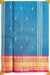 Darshini Madurai Light Blue Pure Cotton Saree - Seven Sarees - Saree - Seven Sarees