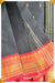 Deenu Madurai Black/Red Pure Cotton Saree - Seven Sarees - Saree - Seven Sarees