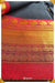 Deenu Madurai Black/Red Pure Cotton Saree - Seven Sarees - Saree - Seven Sarees