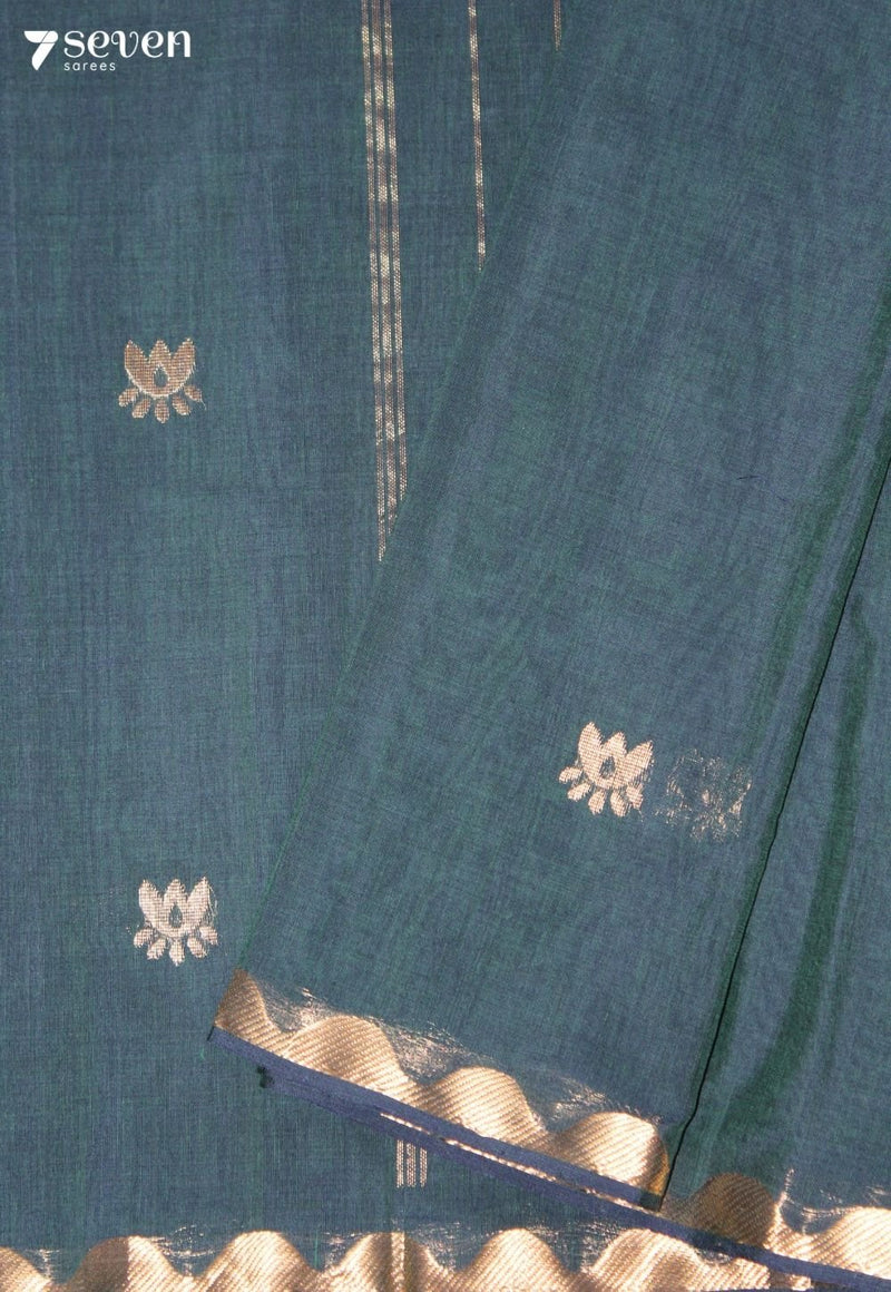 Devangana Signature Seven Handloom Pink Bangalore Pure Cotton Saree - view 5