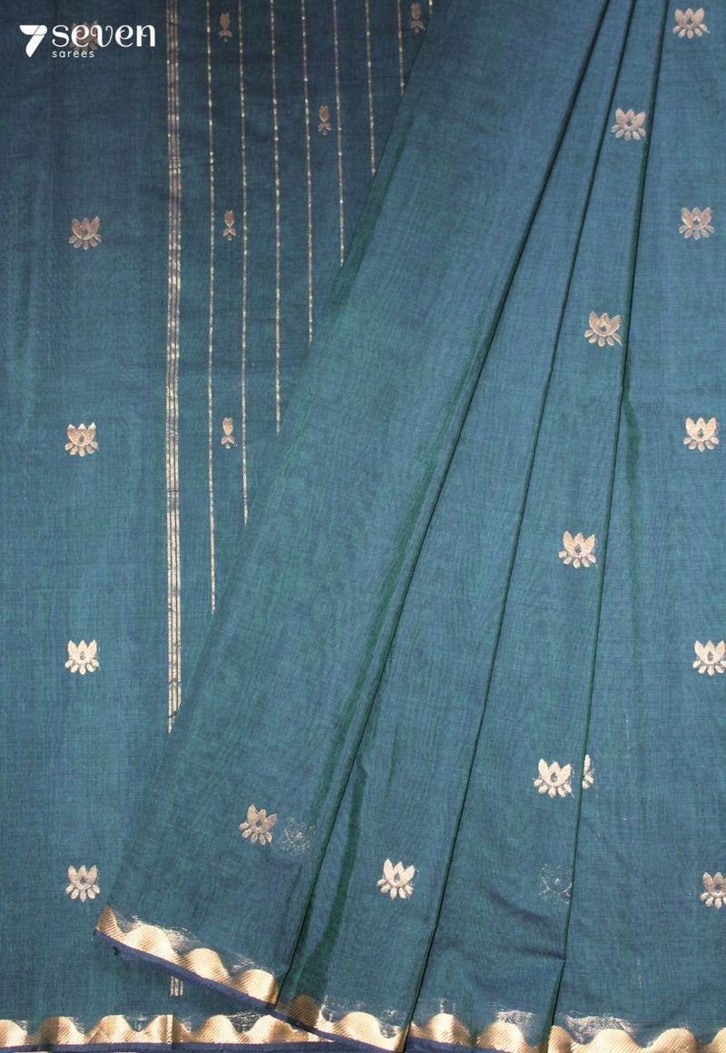 Devangana Signature Seven Handloom Pink Bangalore Pure Cotton Saree - view 1