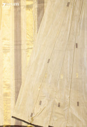 Dhaivol Signature Seven Handloom Gold Bangalore Pure Silk Cotton Saree - Seven Sarees - Saree - Seven Sarees