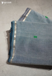 Dhriti Signature Seven Handloom Grey Bangalore Pure Cotton Saree - Seven Sarees - Saree - Seven Sarees