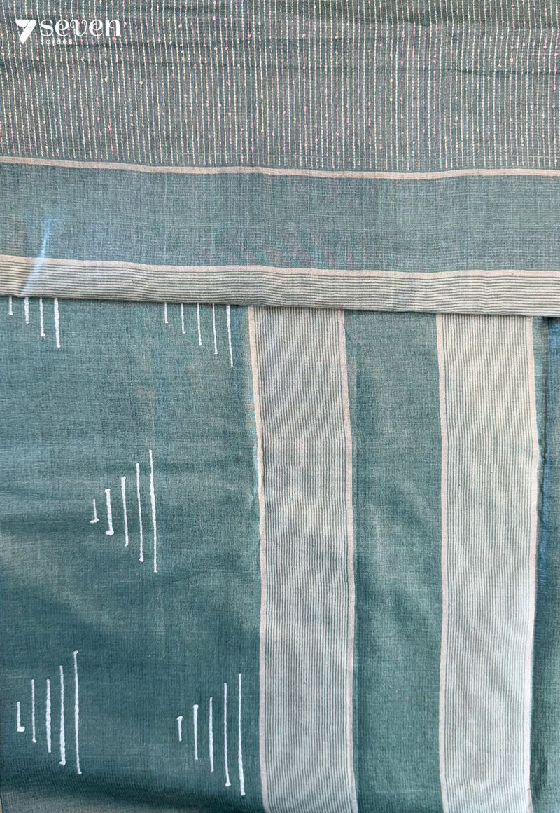 Green Chilly Chattisgarh Green Pure Kosa Silk Saree|Silk Mark Certified - Seven Sarees - Saree - Seven Sarees