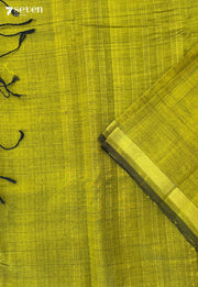 Harishree Signature Seven Handloom Green Bangalore Silk Cotton Saree - Seven Sarees - Saree - Seven Sarees