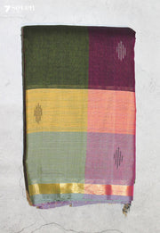 Harshita Signature Seven Handloom Green Bangalore Pure Cotton Saree - view 2