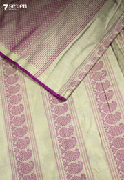 Hemangi Signature Seven Handloom Khakhi Bangalore Pure Cotton Saree - Seven Sarees - Saree - Seven Sarees